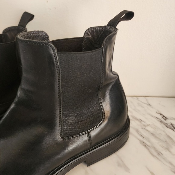 To Boot New York Adam Charleston S1 Black Leather Chelsea Boots Size 13 main image 8